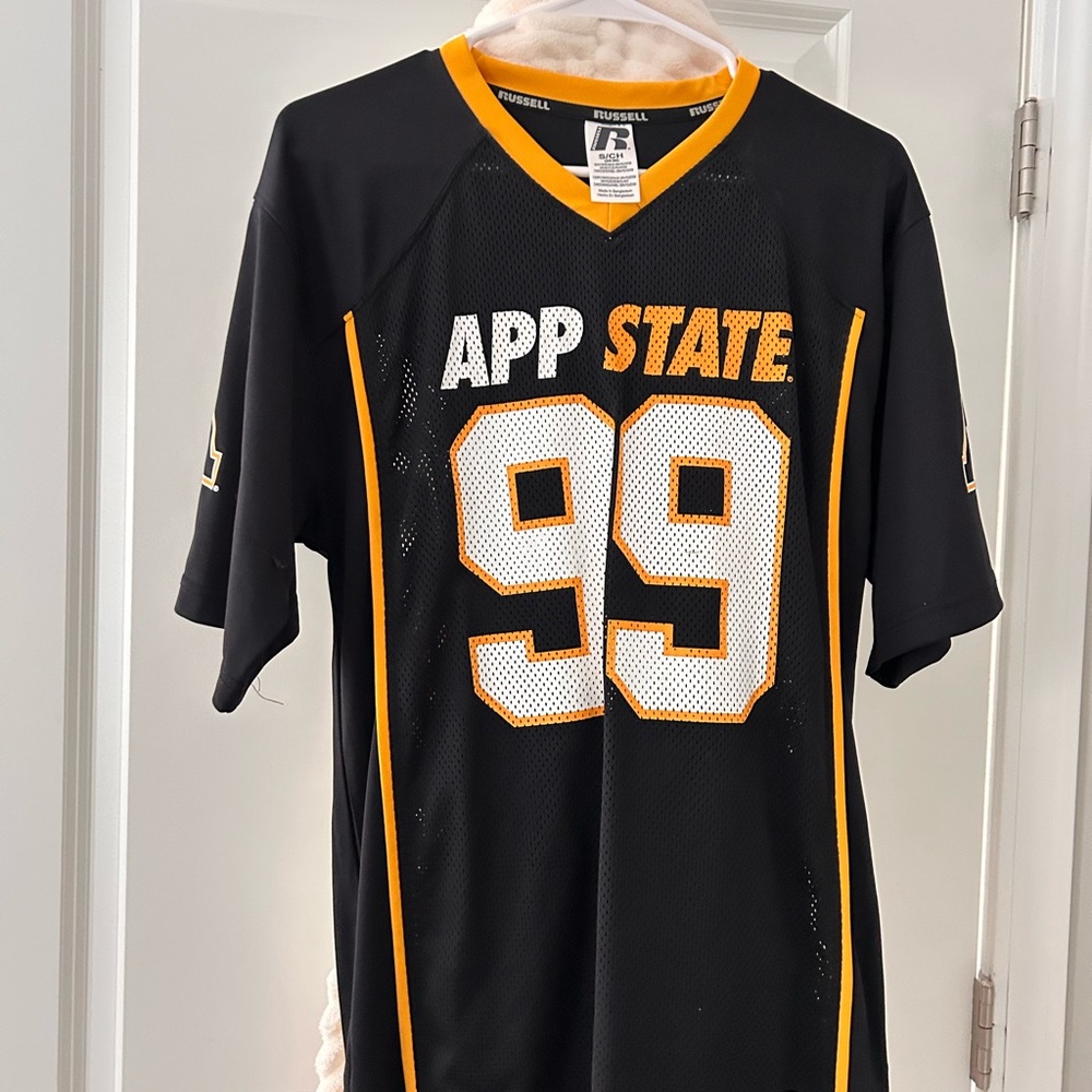 App State Black and Gold Jersey size small